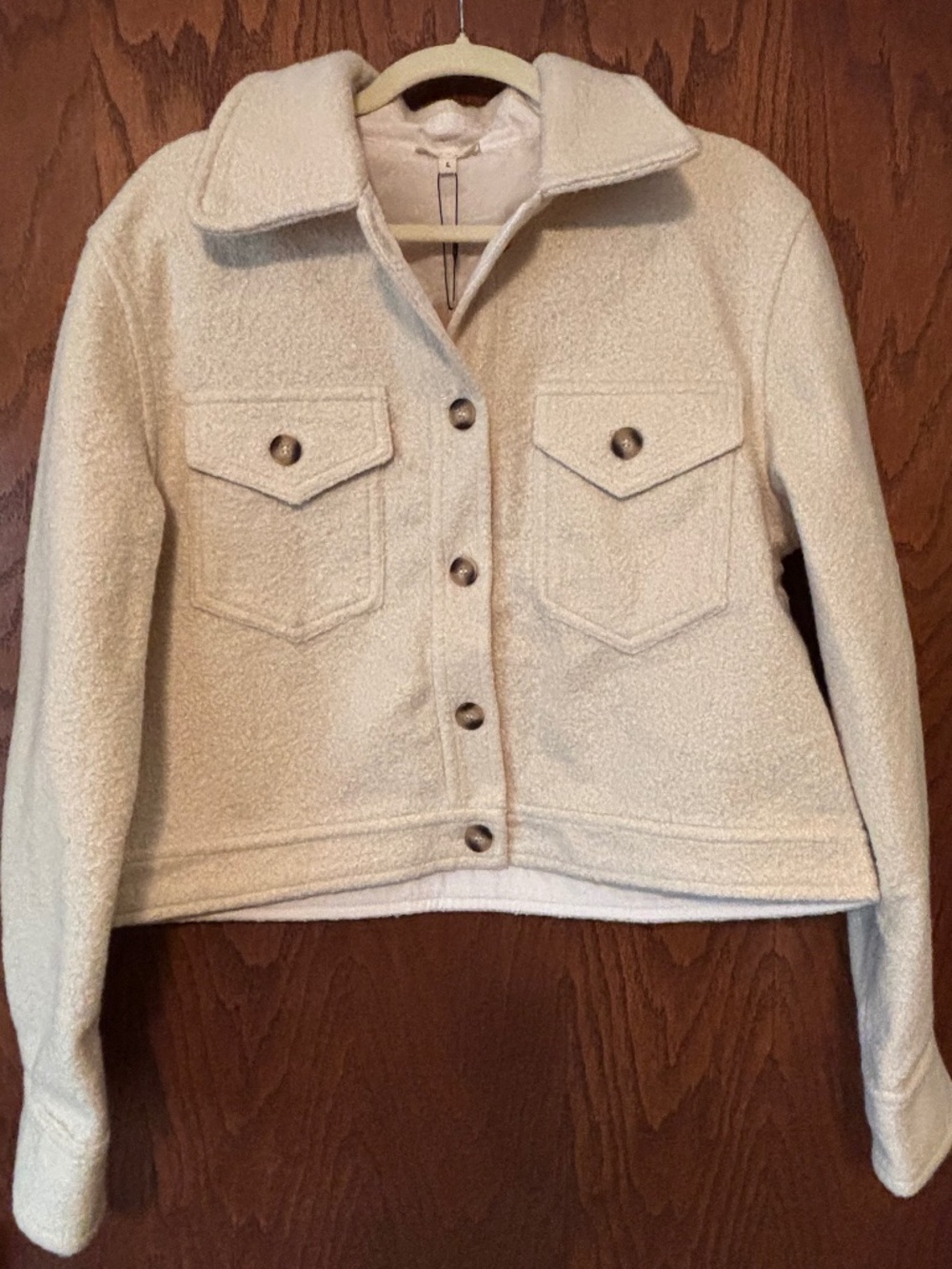Aaron & Amber Cream Shacket
